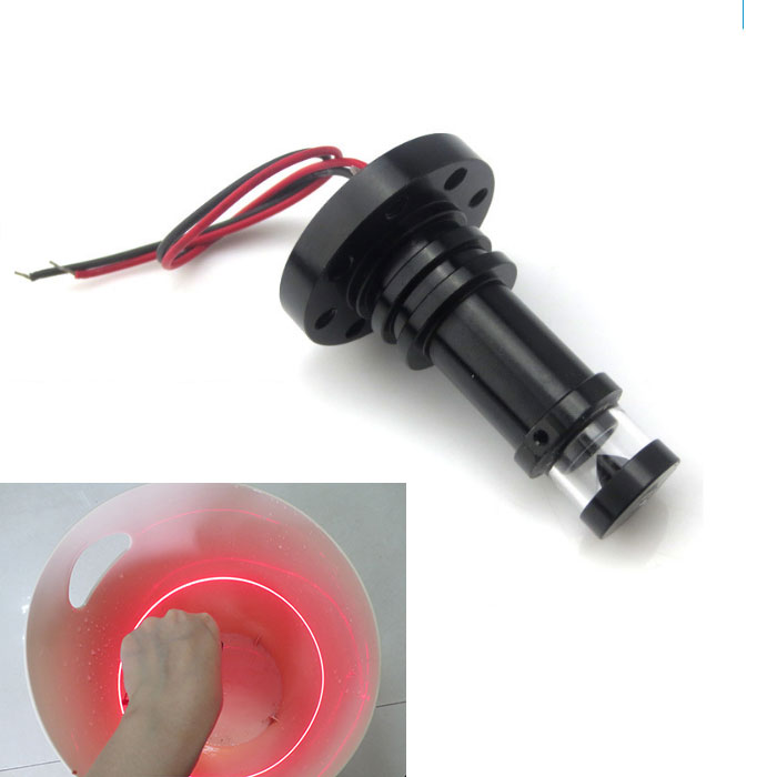 360º Omnibearing HD Laser Module 635nm 20mW Red Line 24mm*36mm